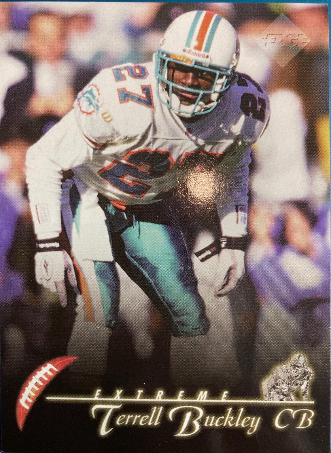 Terrell Buckley #88 Football Cards 1997 Collector's Edge Extreme