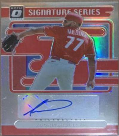 Adonis Medina #SS-AM Baseball Cards 2021 Panini Donruss Optic Signature Series