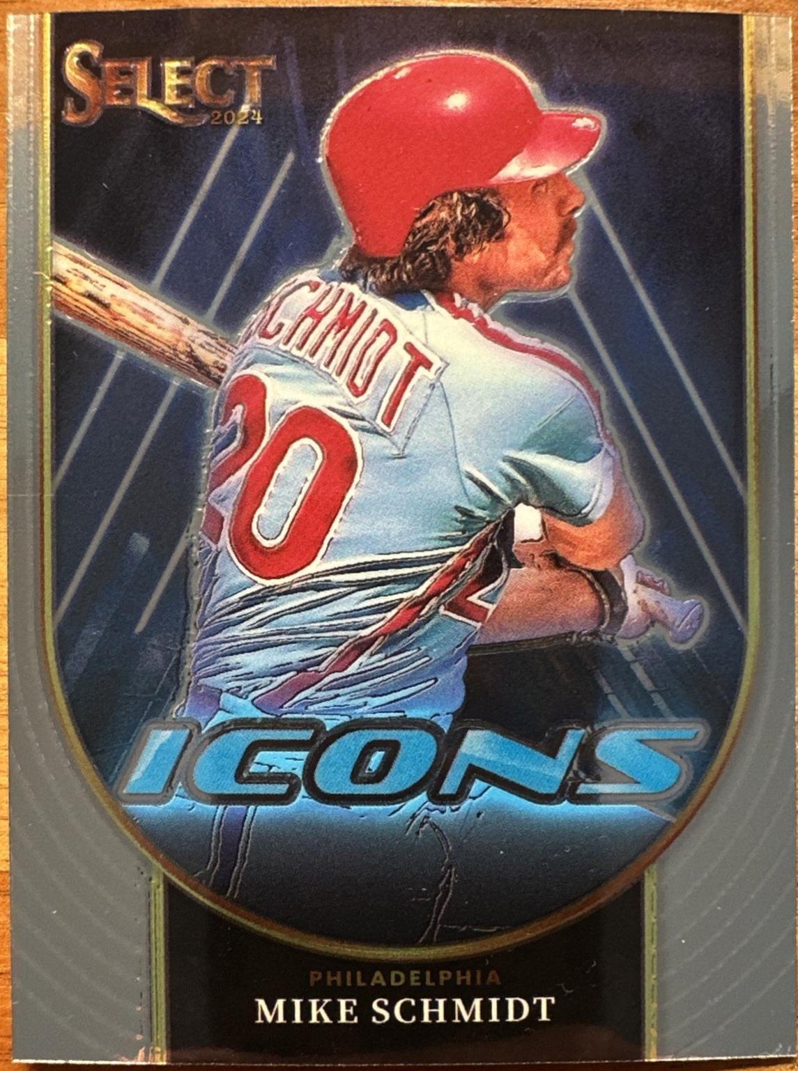Mike Schmidt #8 Baseball Cards 2024 Panini Select Icons