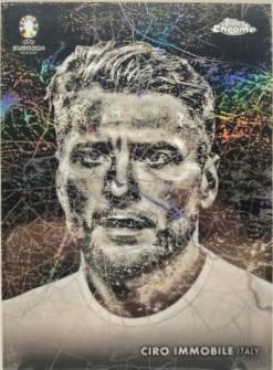 Ciro Immobile #BN-20 Soccer Cards 2024 Topps Chrome UEFA Euro Berlin at Night