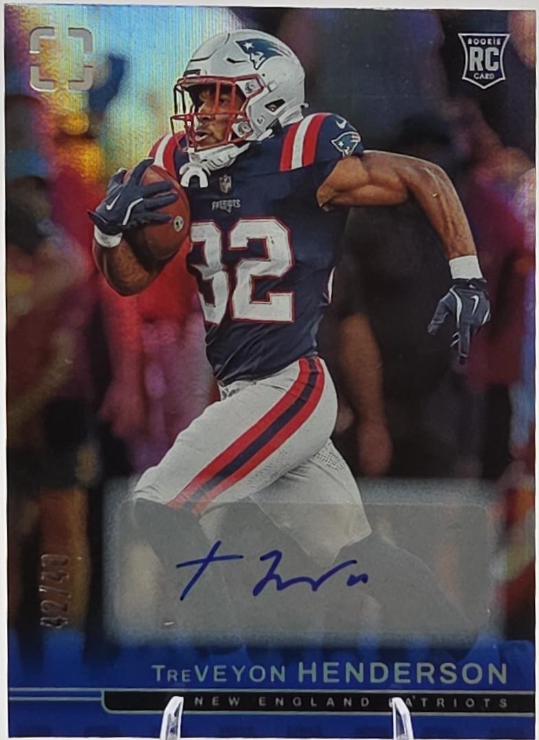 TreVeyon Henderson [Blue Rookie Autograph] #148