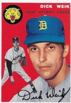Dick Weik #224 Baseball Cards 1994 Topps Archives 1954 Reprint