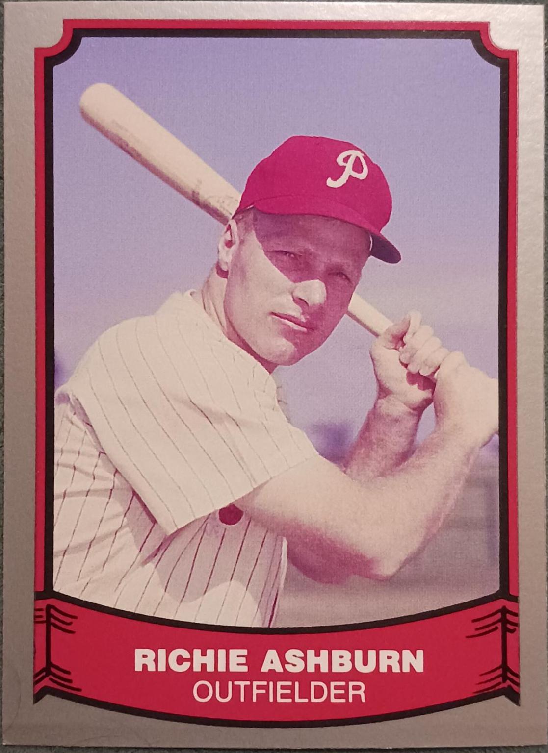 Richie Ashburn #8 Baseball Cards 1989 Pacific Legends