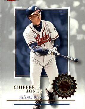 Chipper Jones #36 Baseball Cards 2001 Fleer Authority