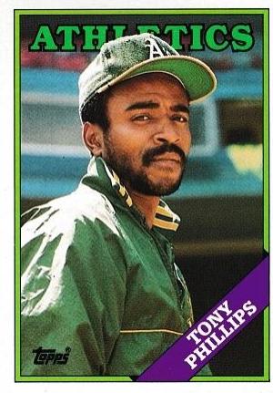 Tony Phillips #673 Baseball Cards 1988 Topps