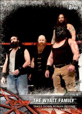 The Wyatt Family #8 Wrestling Cards 2017 Topps WWE Road To Wrestlemania