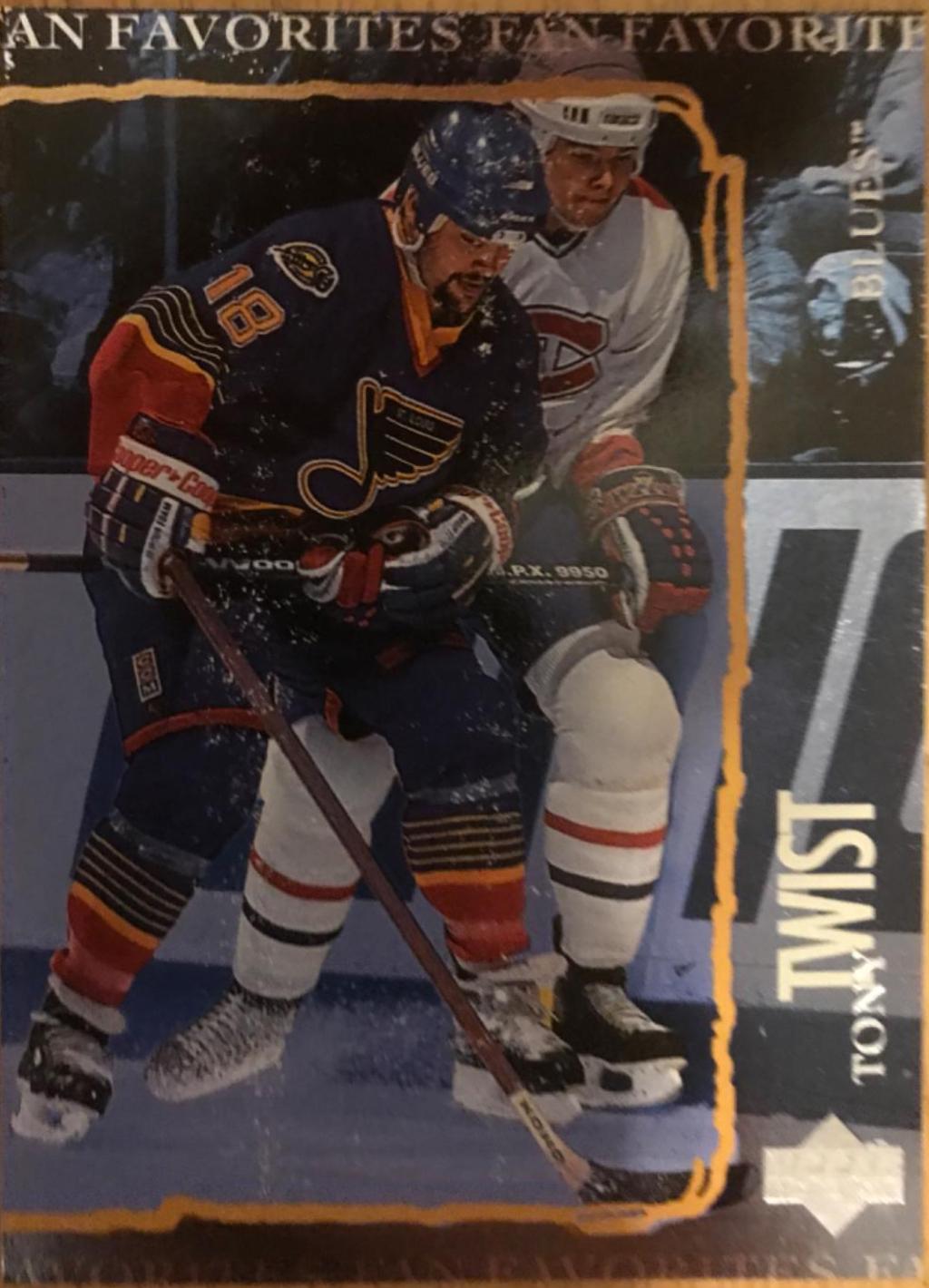 Tony Twist #201 Hockey Cards 1997 Upper Deck