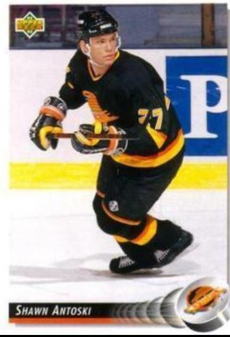 Shawn Antoski #81 Hockey Cards 1992 Upper Deck