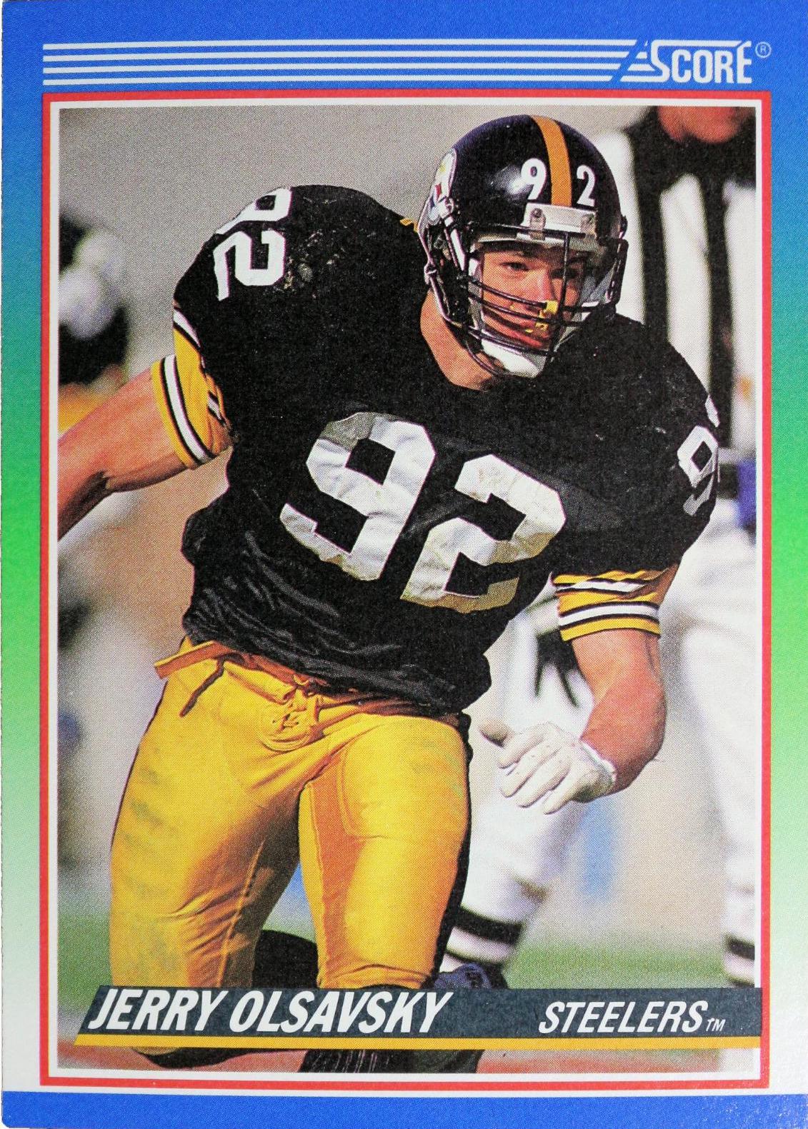 Jerry Olsavsky #367 Football Cards 1990 Panini Score