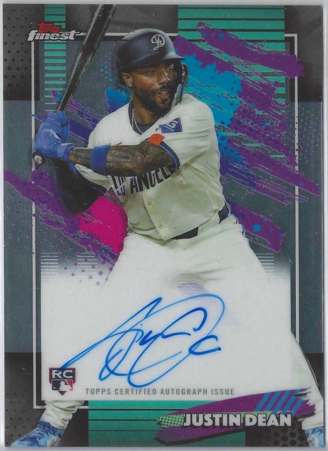 Justin Dean #FA-JD 2026 Topps Finest Autograph Baseball
