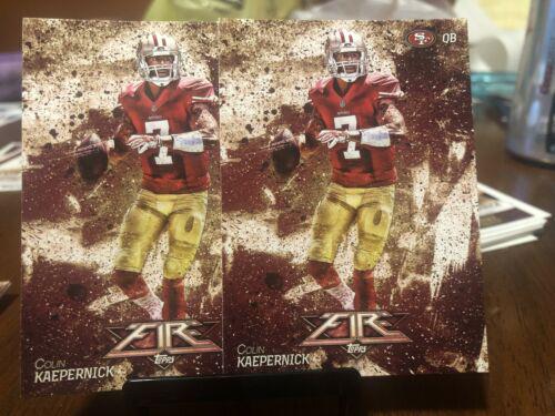 Colin Kaepernick #6 Football Cards 2014 Topps Fire