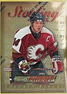 Theoren Fleury #30 Hockey Cards 1995 Finest