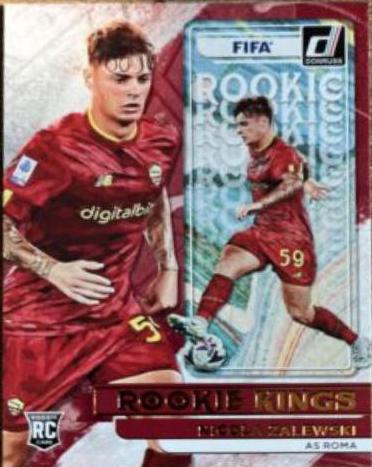 Nicola Zalewski #19 Soccer Cards 2022 Panini Donruss Rookie Kings