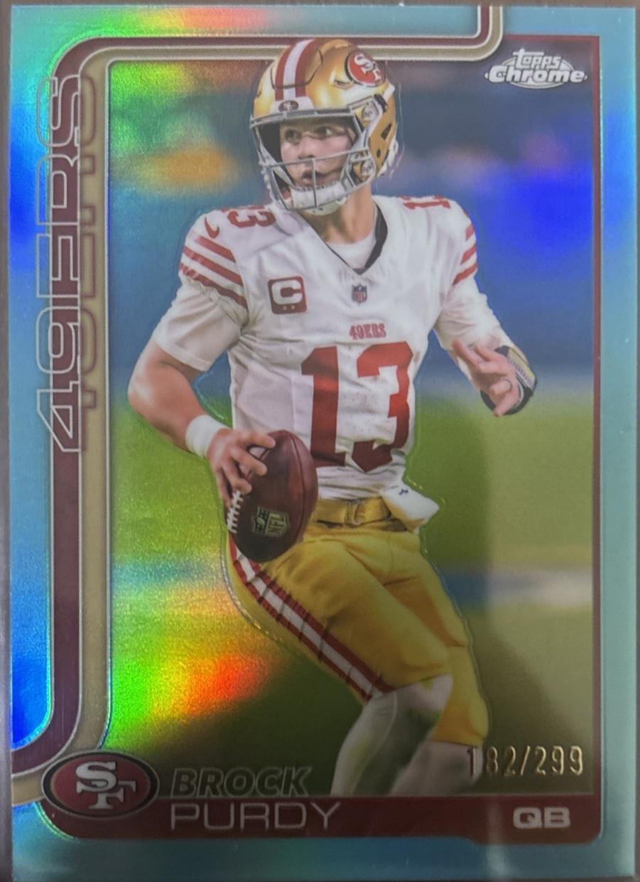 Brock Purdy [Aqua Refractor] #262