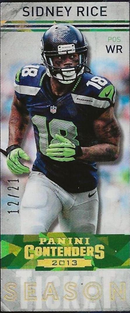 Sidney Rice [Cracked Ice Ticket] #86