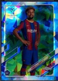Konrad de la Fuente #58 Soccer Cards 2020 Topps Chrome UEFA Champions League Sapphire