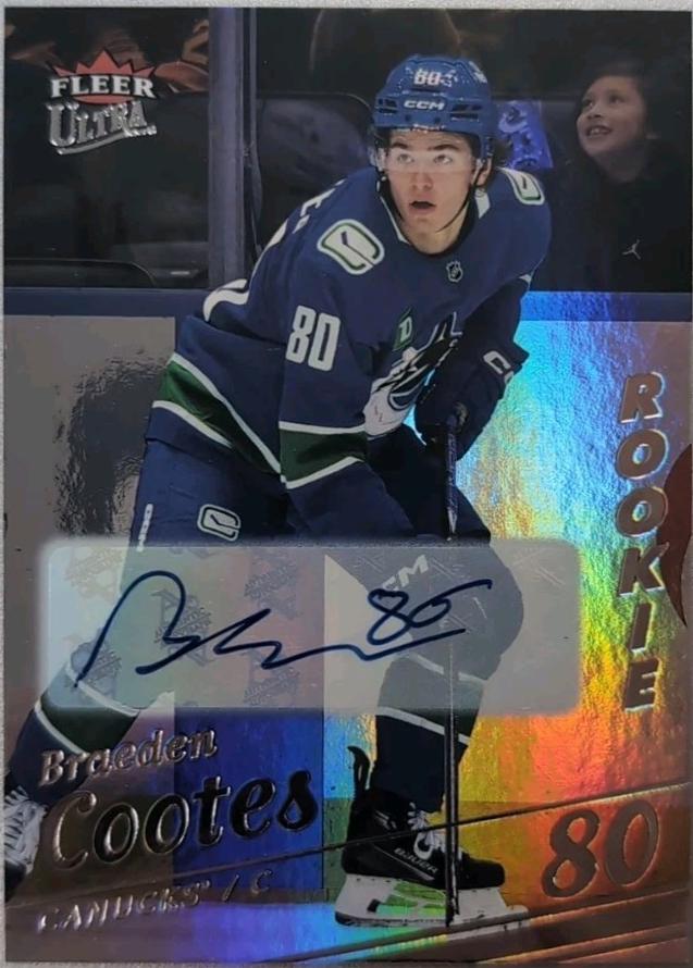 Braeden Cootes [Rainbow Foil Auto] #181