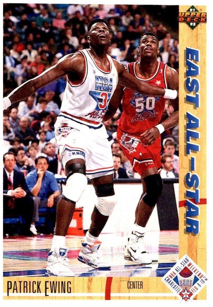 Patrick Ewing #68 Basketball Cards 1991 Upper Deck