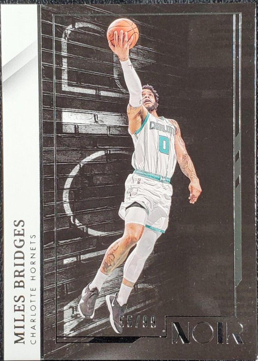 Miles Bridges #67 2021-22 Panini Noir Basketball