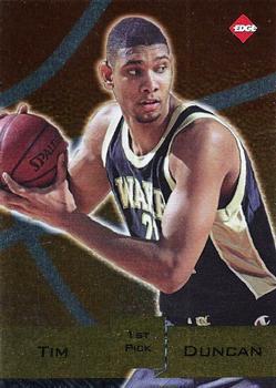 Tim Duncan #1 Basketball Cards 1997 Collector's Edge