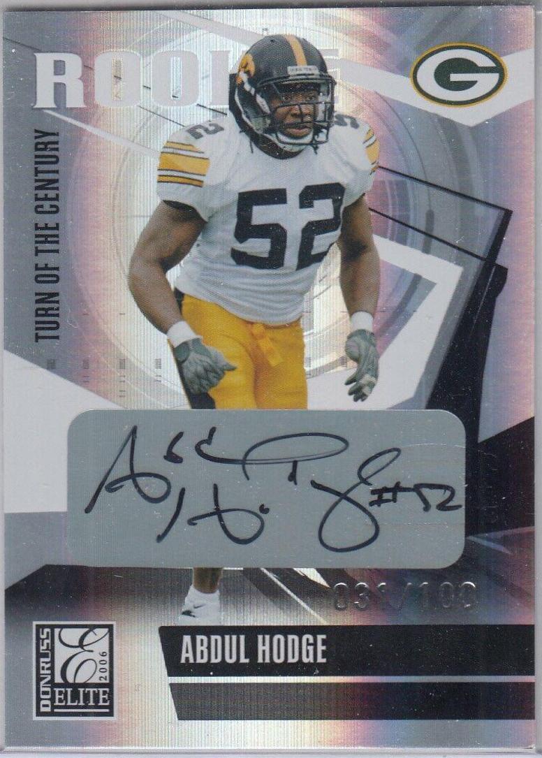 Abdul Hodge [Turn of the Century Autograph] #102