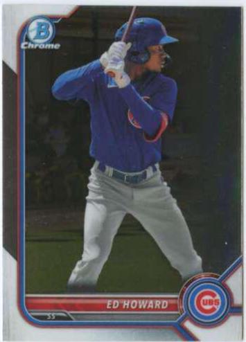 Ed Howard #BCP-64 Baseball Cards 2022 Bowman Chrome Prospects