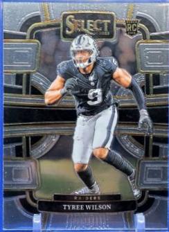 Tyree Wilson #60 Football Cards 2023 Panini Select