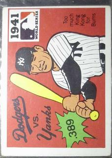 1941 Dodgers, Yanks