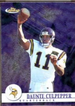 Daunte Culpepper #9 Football Cards 2001 Topps Finest