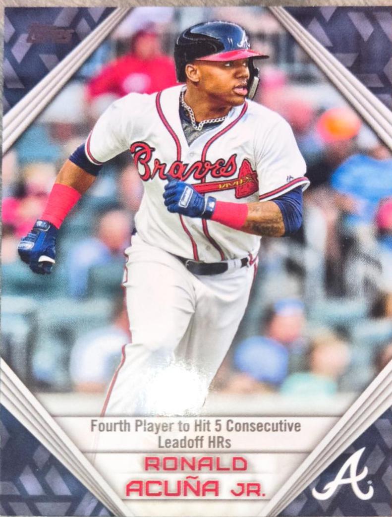 Ronald Acuna Jr #RA-27 Prices | 2019 Topps Ronald Acuna Jr. Star Player ...