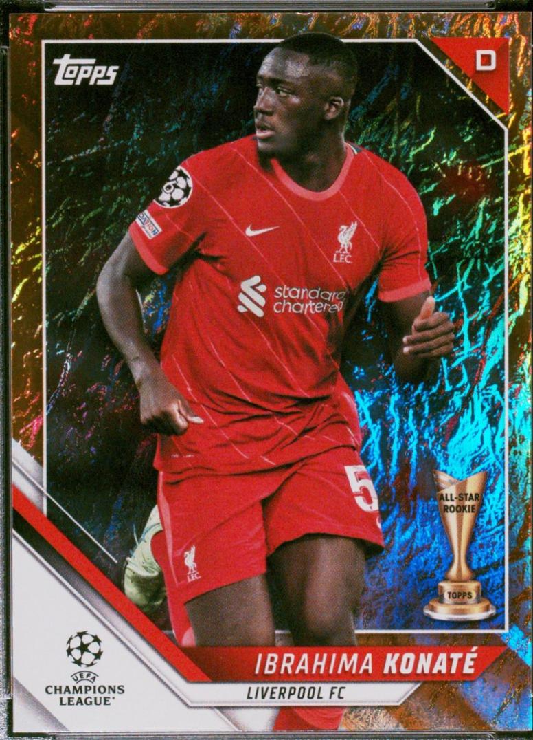 Ibrahima Konate #117 2021 Topps UEFA Champions League Jade
