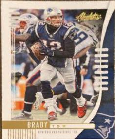 Tom Brady #1 Football Cards 2019 Panini Absolute