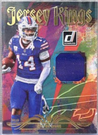 Stefon Diggs #JK-15 Football Cards 2023 Panini Donruss Jersey Kings