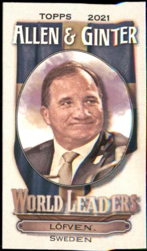 Stefan Lofven #MWL-14 Baseball Cards 2021 Topps Allen & Ginter World Leaders Minis