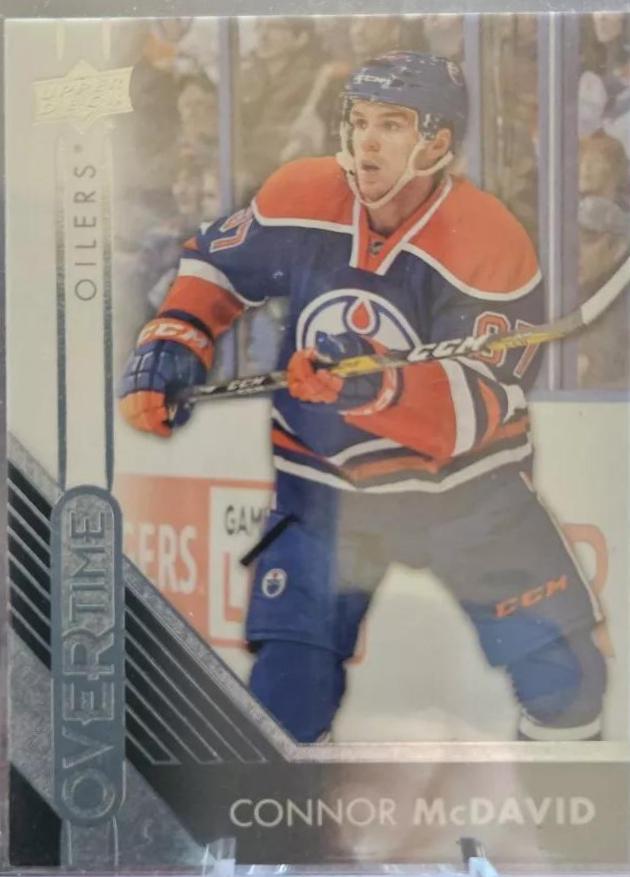 Connor McDavid #1 Hockey Cards 2016 Upper Deck Overtime