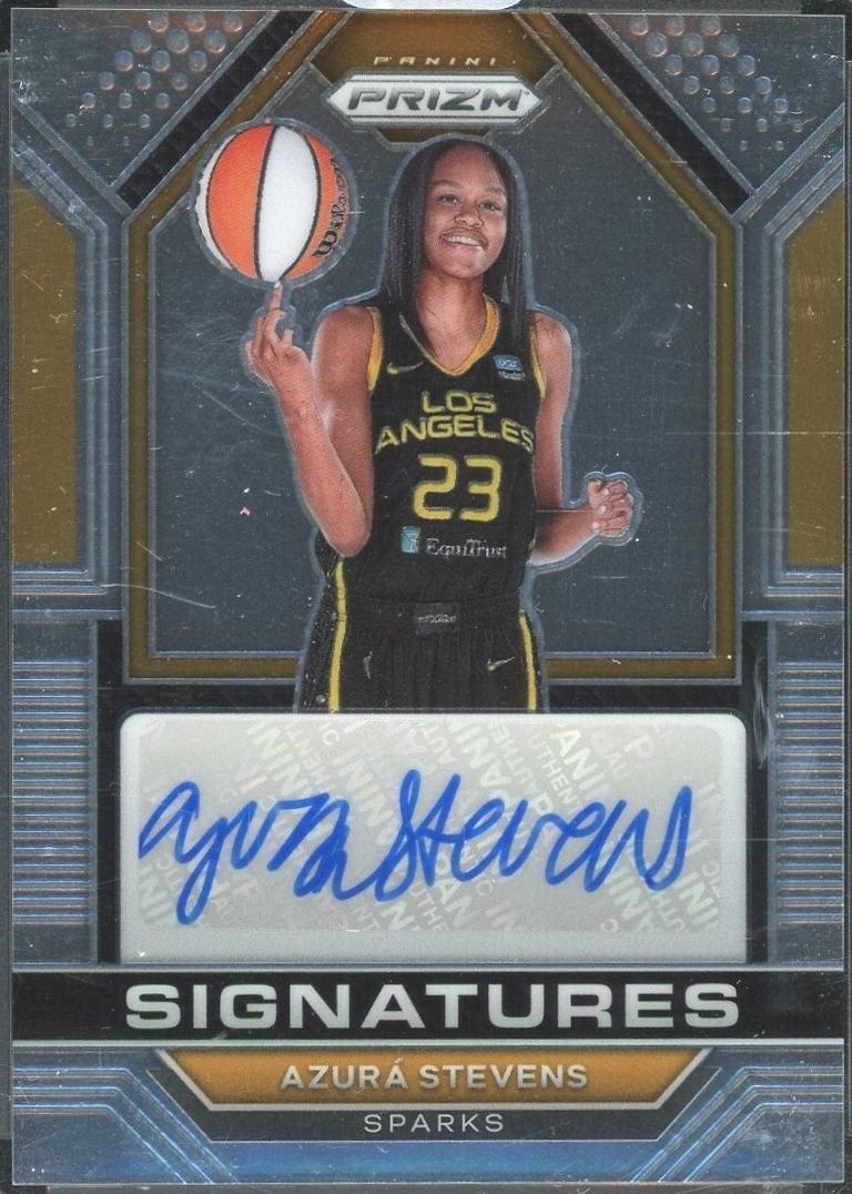 Azura Stevens #SG-AZR Basketball Cards 2023 Panini Prizm WNBA Signatures