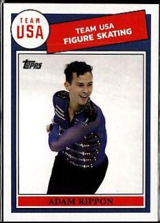 Adam Rippon #35 Baseball Cards 2018 Topps Throwback Thursday