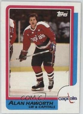 Alan Haworth #107 Hockey Cards 1986 Topps