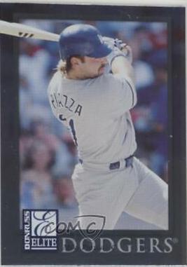 Mike Piazza #4 Baseball Cards 1998 Donruss Elite