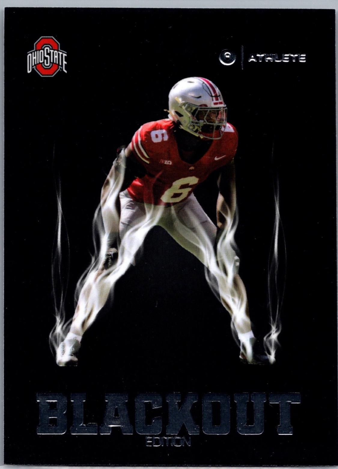 Sonny Styles #BL-6 2025 Onit Athlete Ohio State Buckeyes Blackout Football
