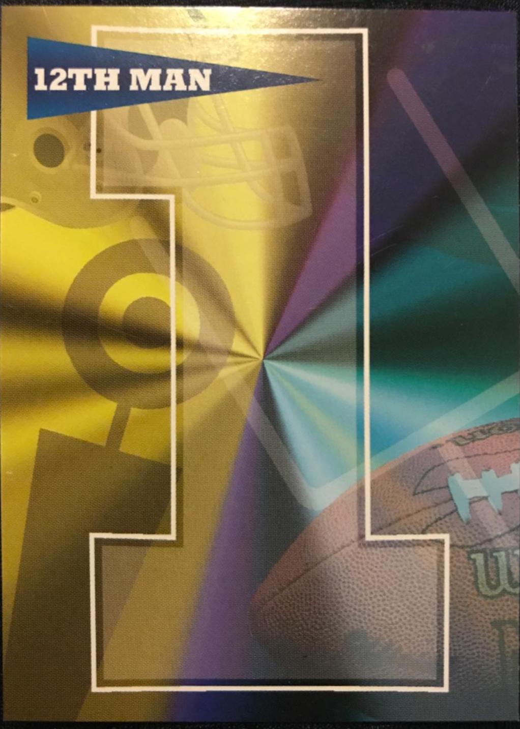 1 Football Cards 1995 Collector's Edge 12th Man Redemption