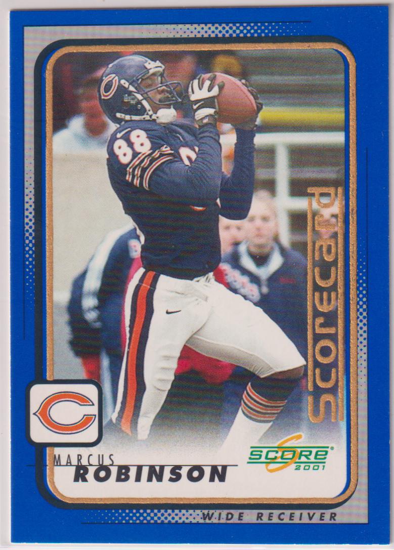 Marcus Robinson #39 Football Cards 2001 Panini Score