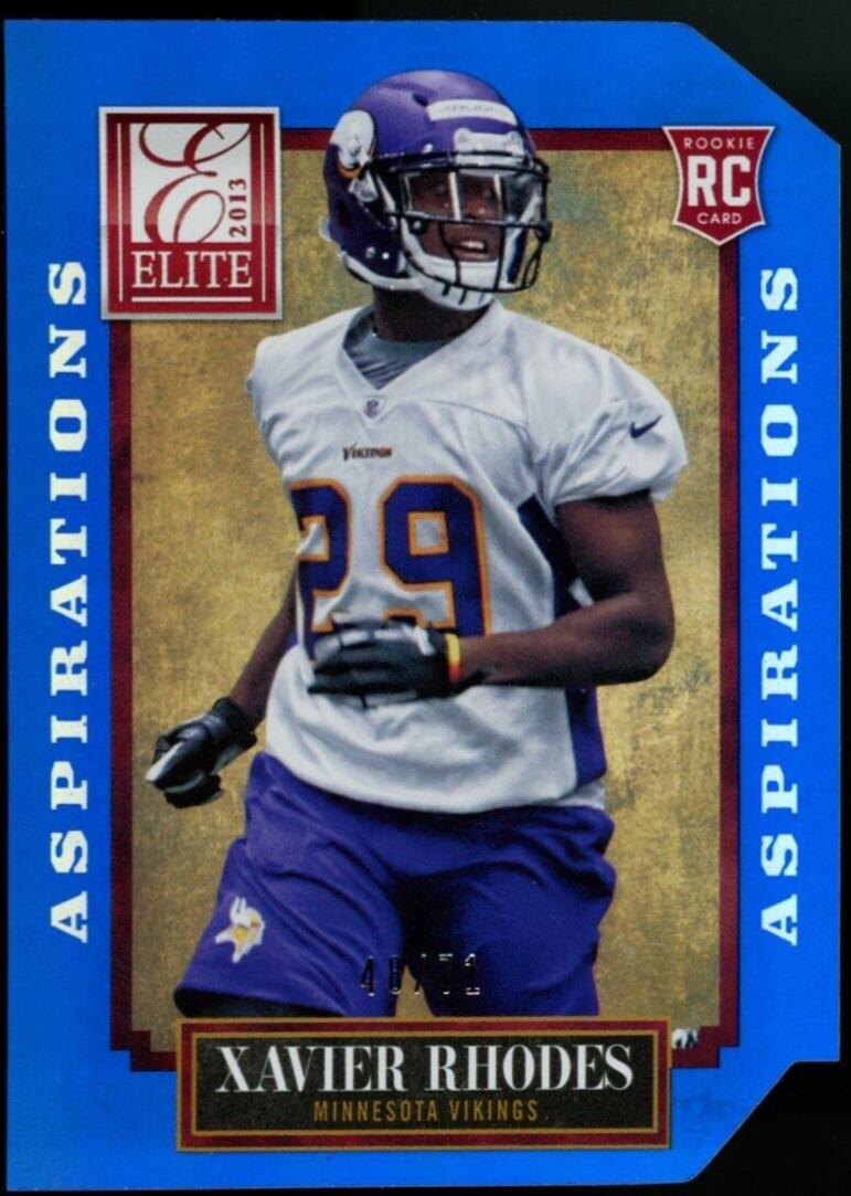 Xavier Rhodes [Aspirations Die Cut] #198