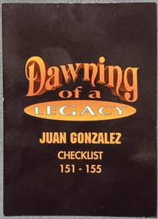 Dawning of A Legacy Checklist