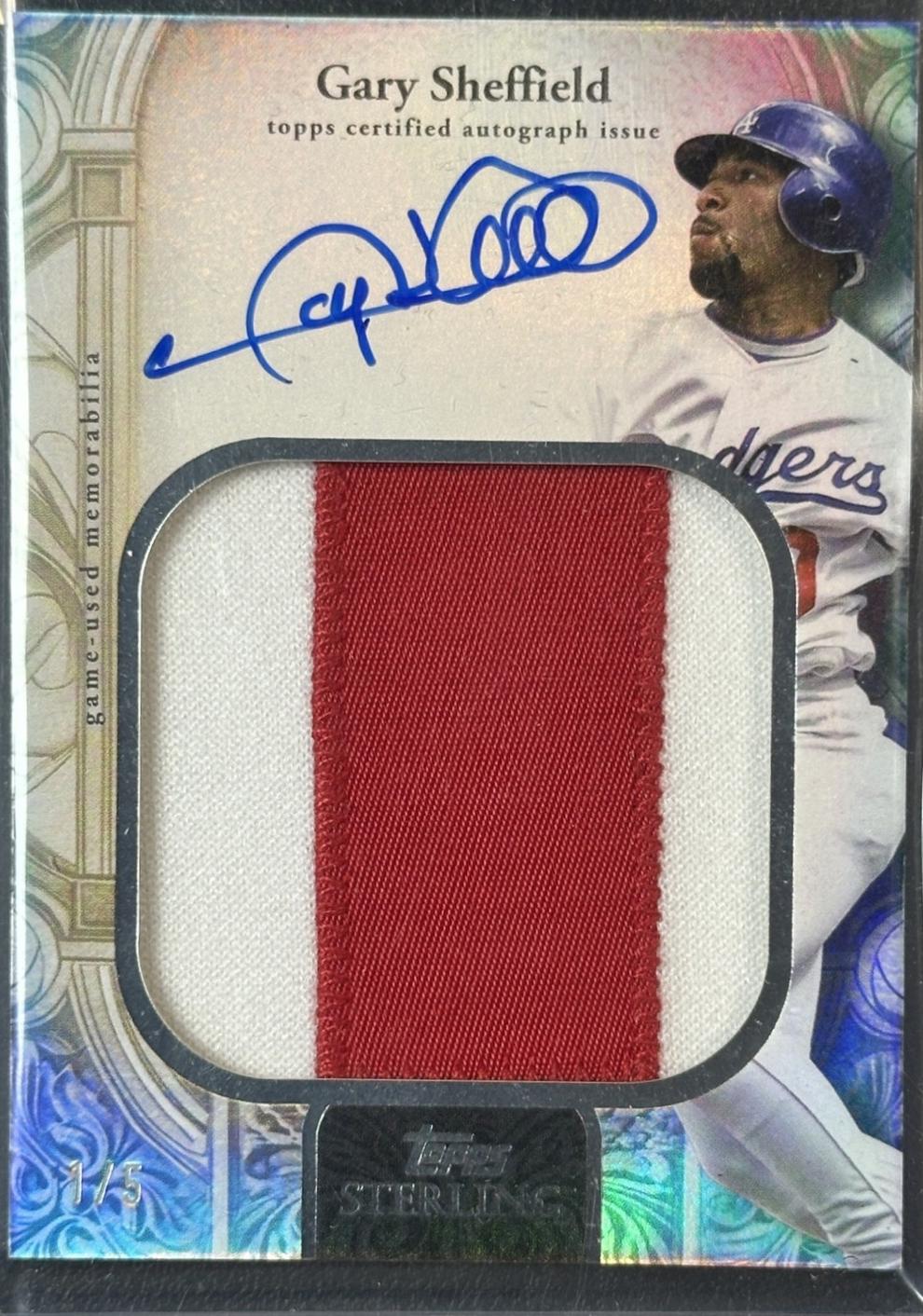 Gary Sheffield #TSAR-GS 2025 Topps Sterling Splendor Jumbo Patch Autograph Baseball