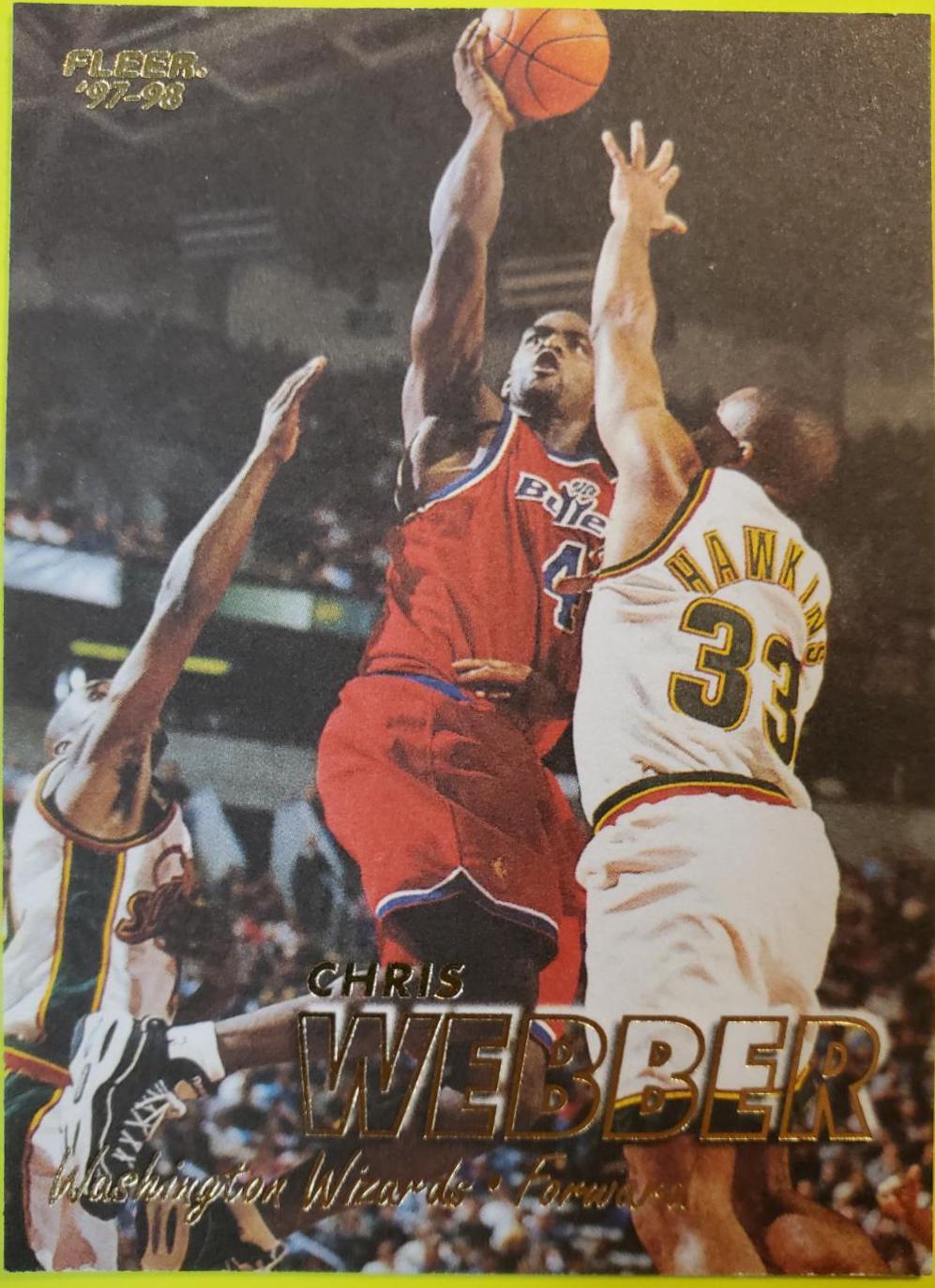 Chris Webber #4 Baseball Cards 1997 Fleer