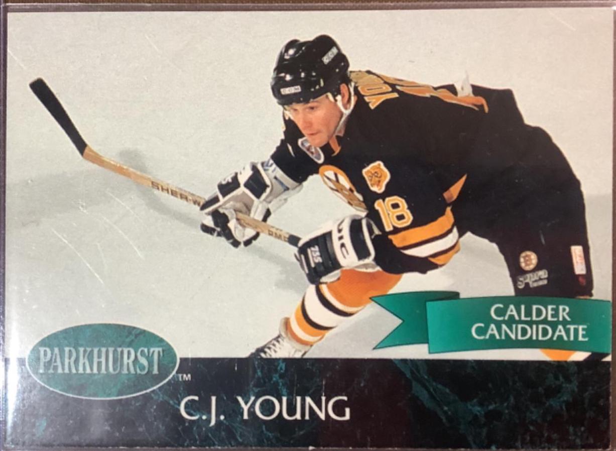 C.J. Young #246 Hockey Cards 1992 Parkhurst