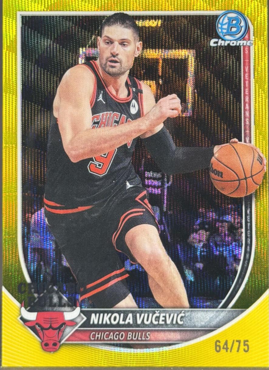 Nikola Vučevic [Yellow Wave Refractor] #BCV-157