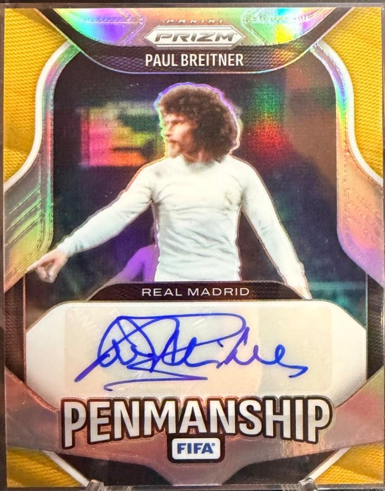 Paul Breitner #35 2025 Panini Prizm FIFA Penmanship