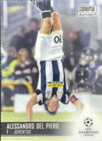Alessandro Del Piero #10 2020 Stadium Club Chrome UEFA Champions League